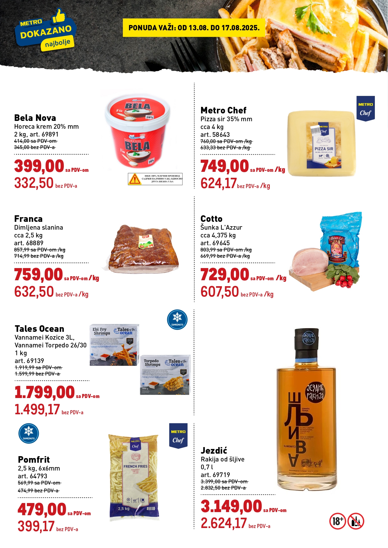 Metro katalog DOKAZANO 13-17.8.2025.