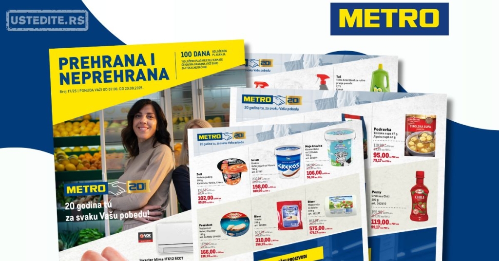 Metro katalog PREHRANA/NEPREHRANA 7-20.8.2025.