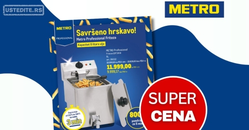 Metro akcija FRITEZA 1-31.9.2025.