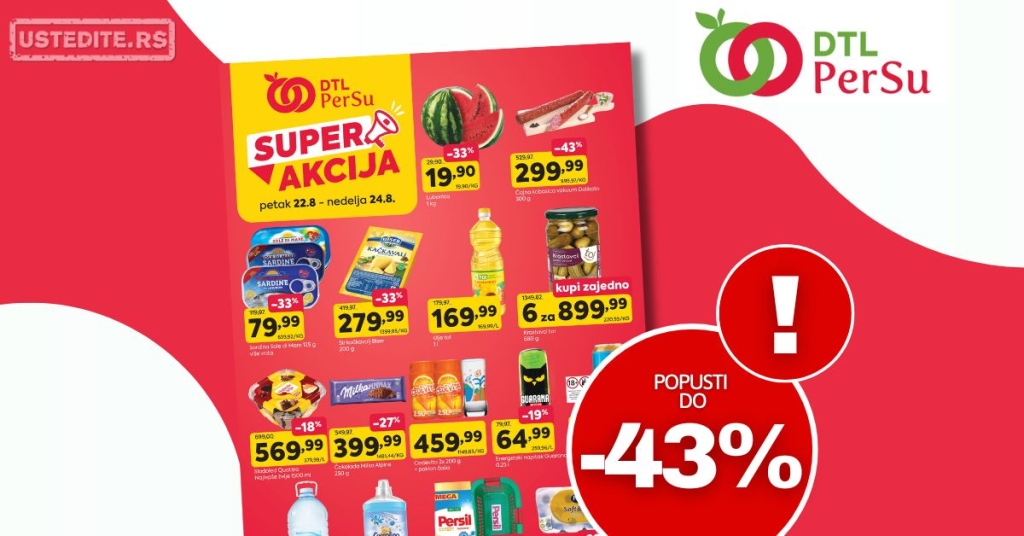 DTL PerSu VIKEND AKCIJA 22-24.8.2025.