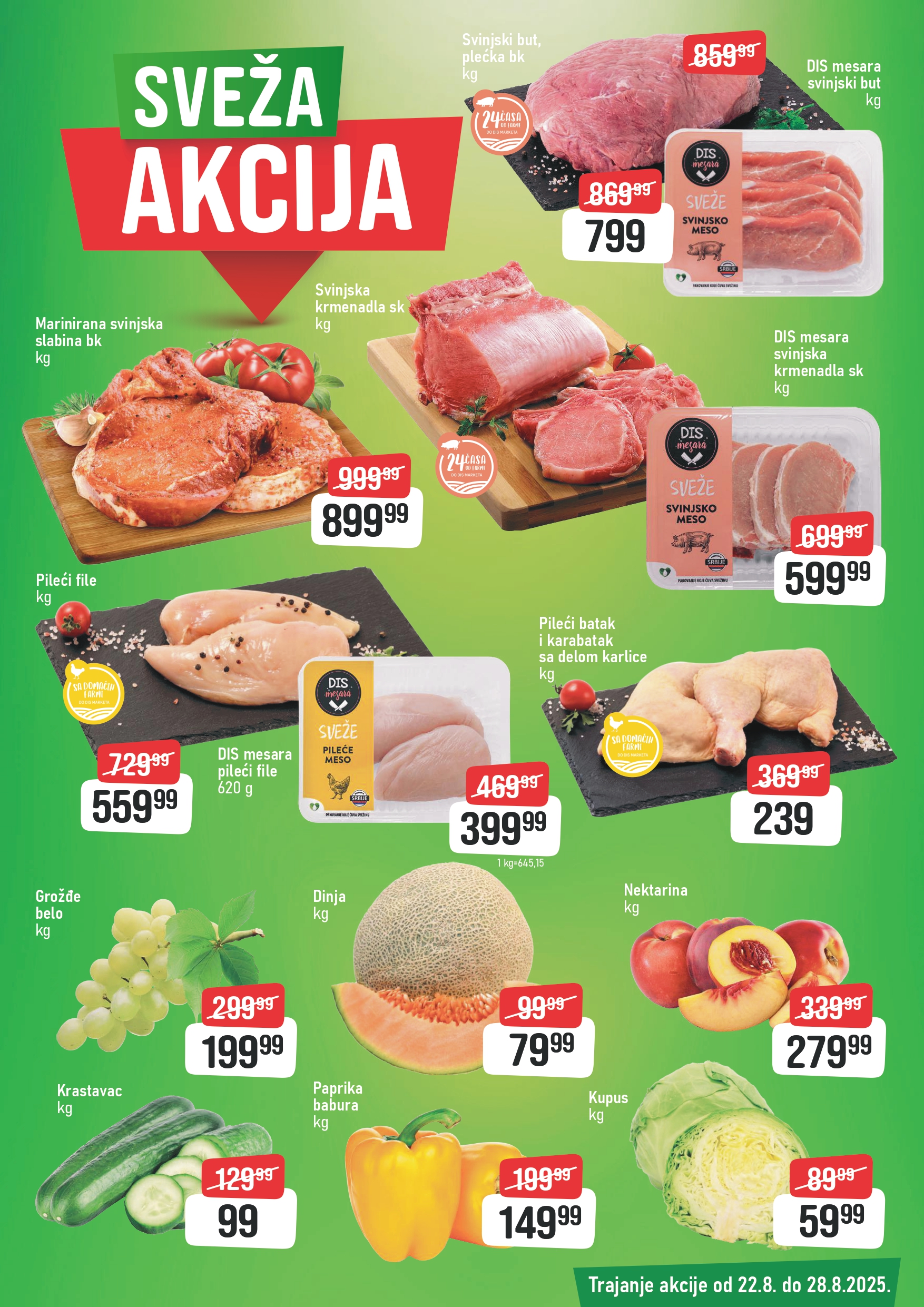 Dis SVEŽA AKCIJA 22-28.8.2025.