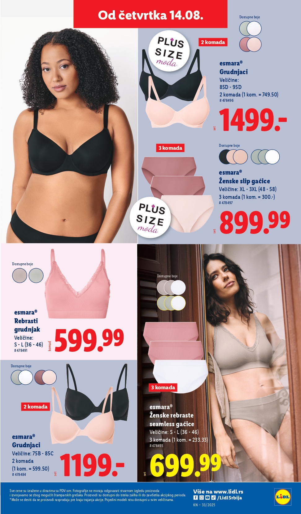 Lidl katalog NEPREHRANA 14-20.8.2025.