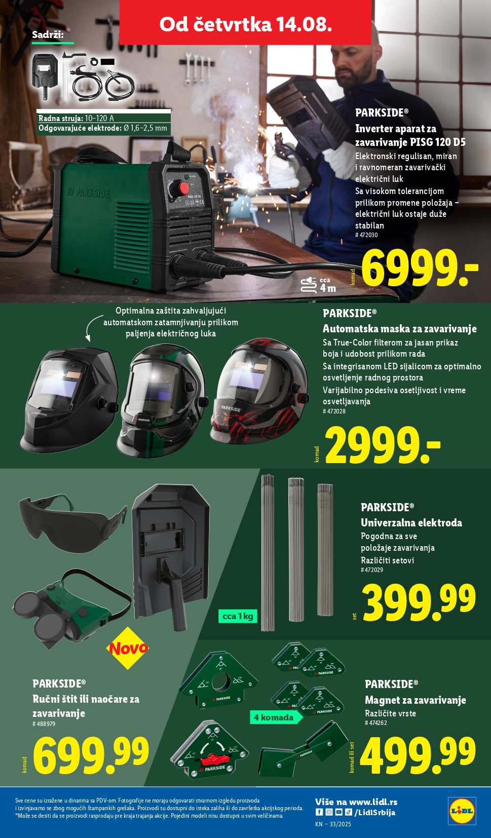 Lidl katalog NEPREHRANA 14-20.8.2025.