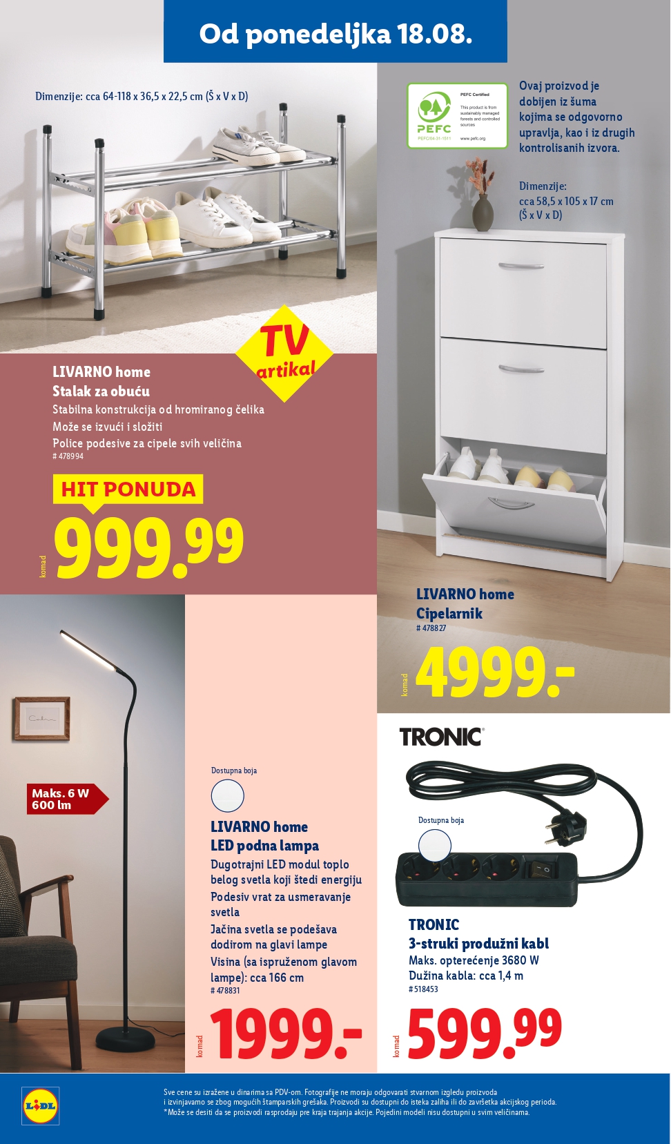 Lidl katalog NEPREHRANA 14-20.8.2025.