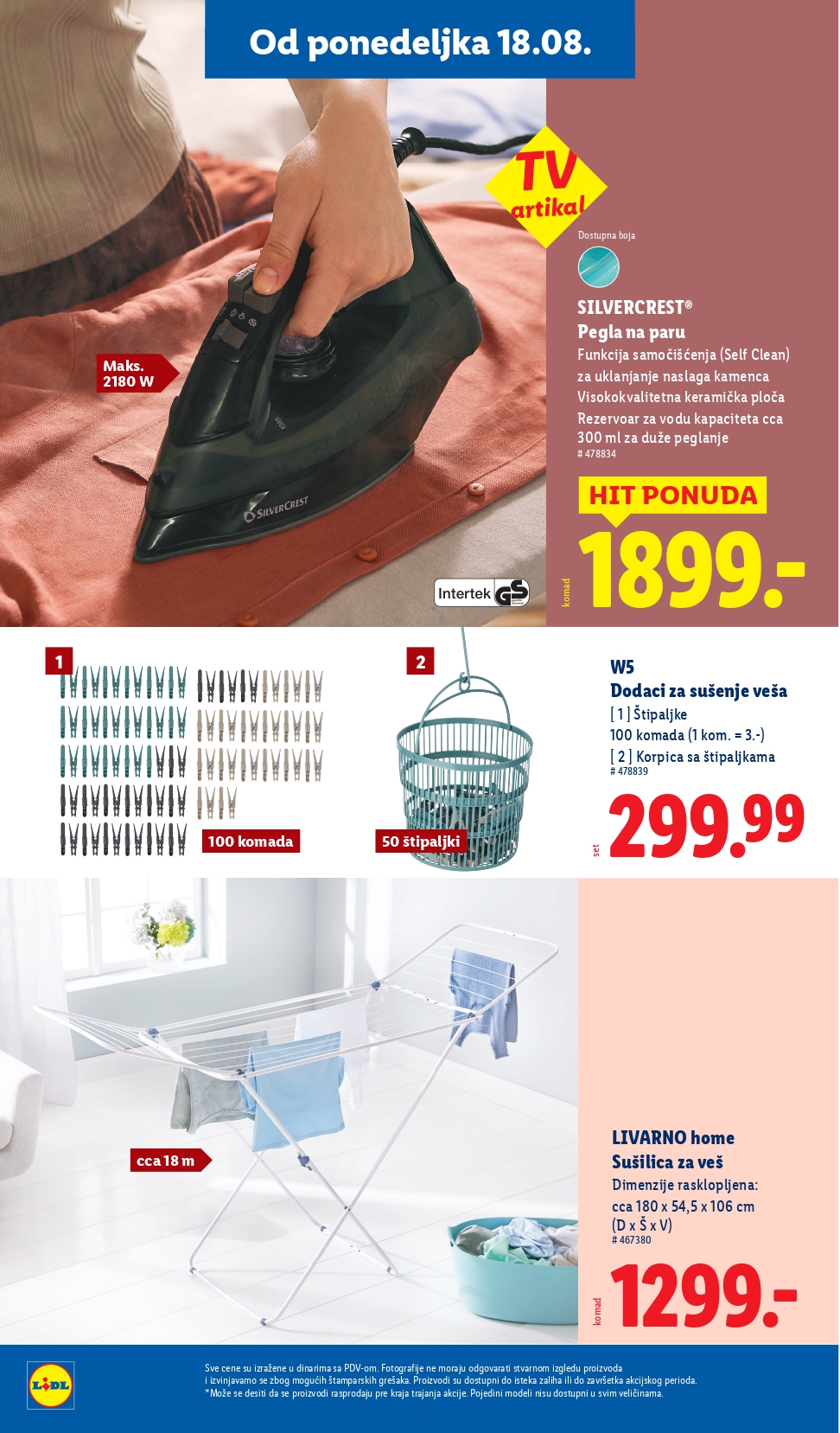 Lidl katalog NEPREHRANA 14-20.8.2025.