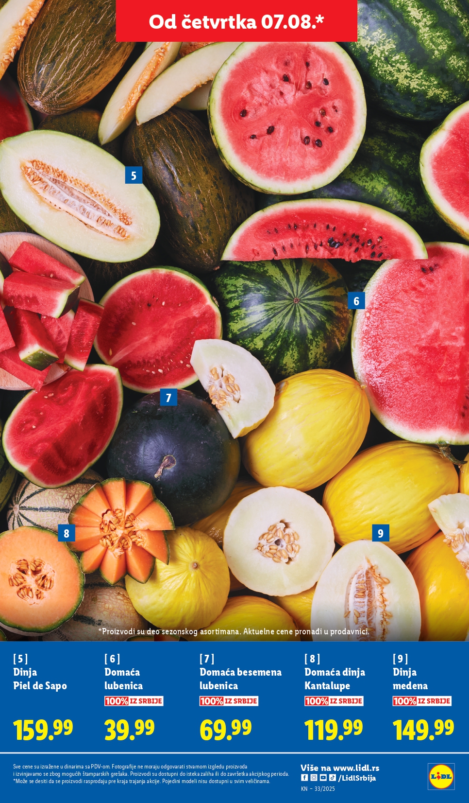 Lidl katalog PREHRANA 14-20.8.2025.