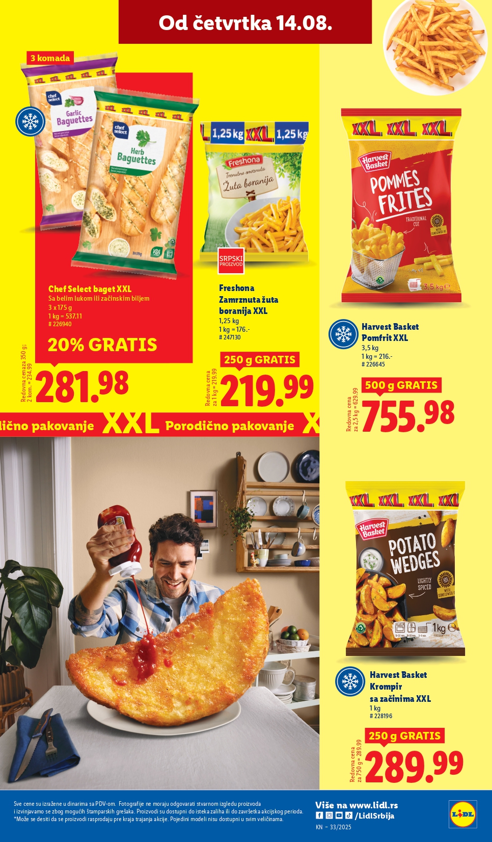 Lidl katalog PREHRANA 14-20.8.2025.