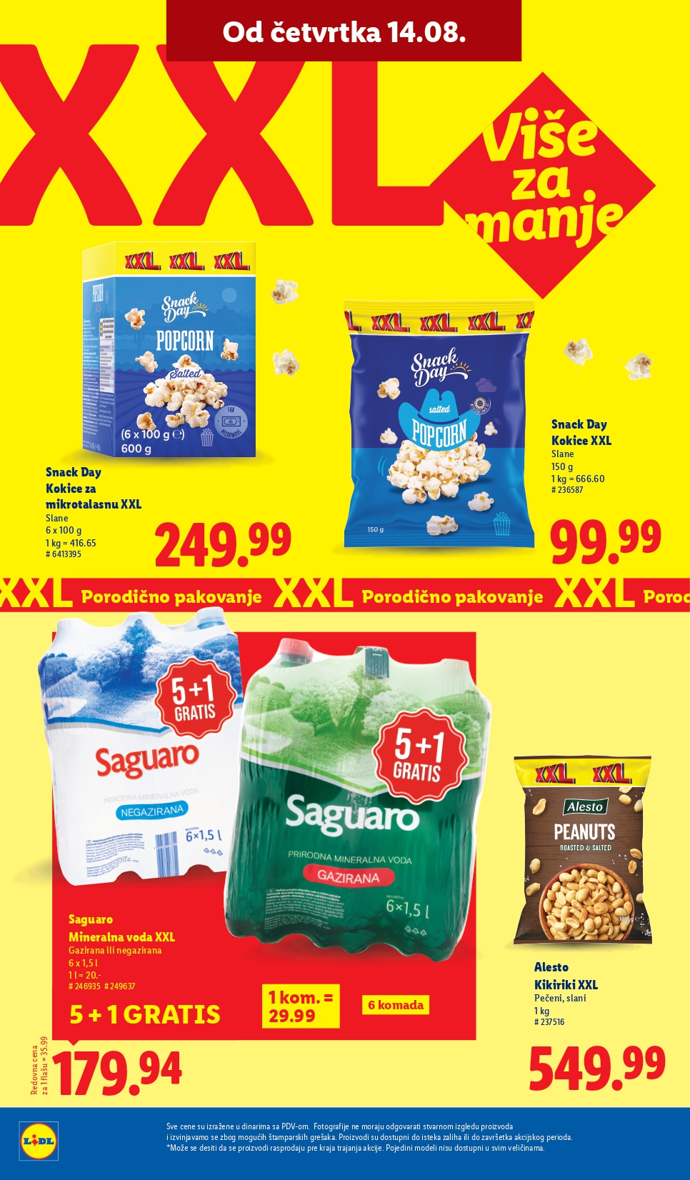 Lidl katalog PREHRANA 14-20.8.2025.