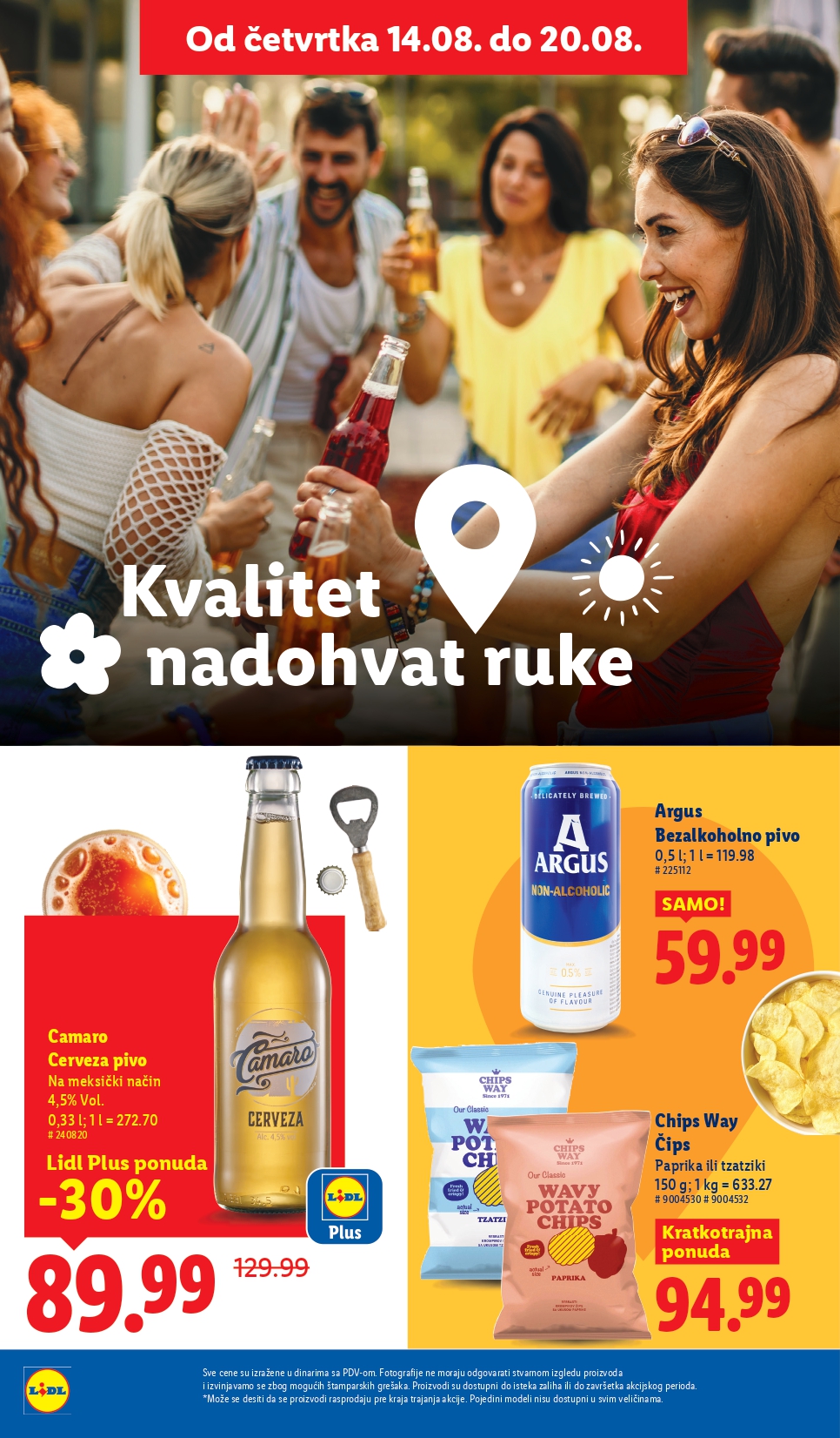 Lidl katalog PREHRANA 14-20.8.2025.