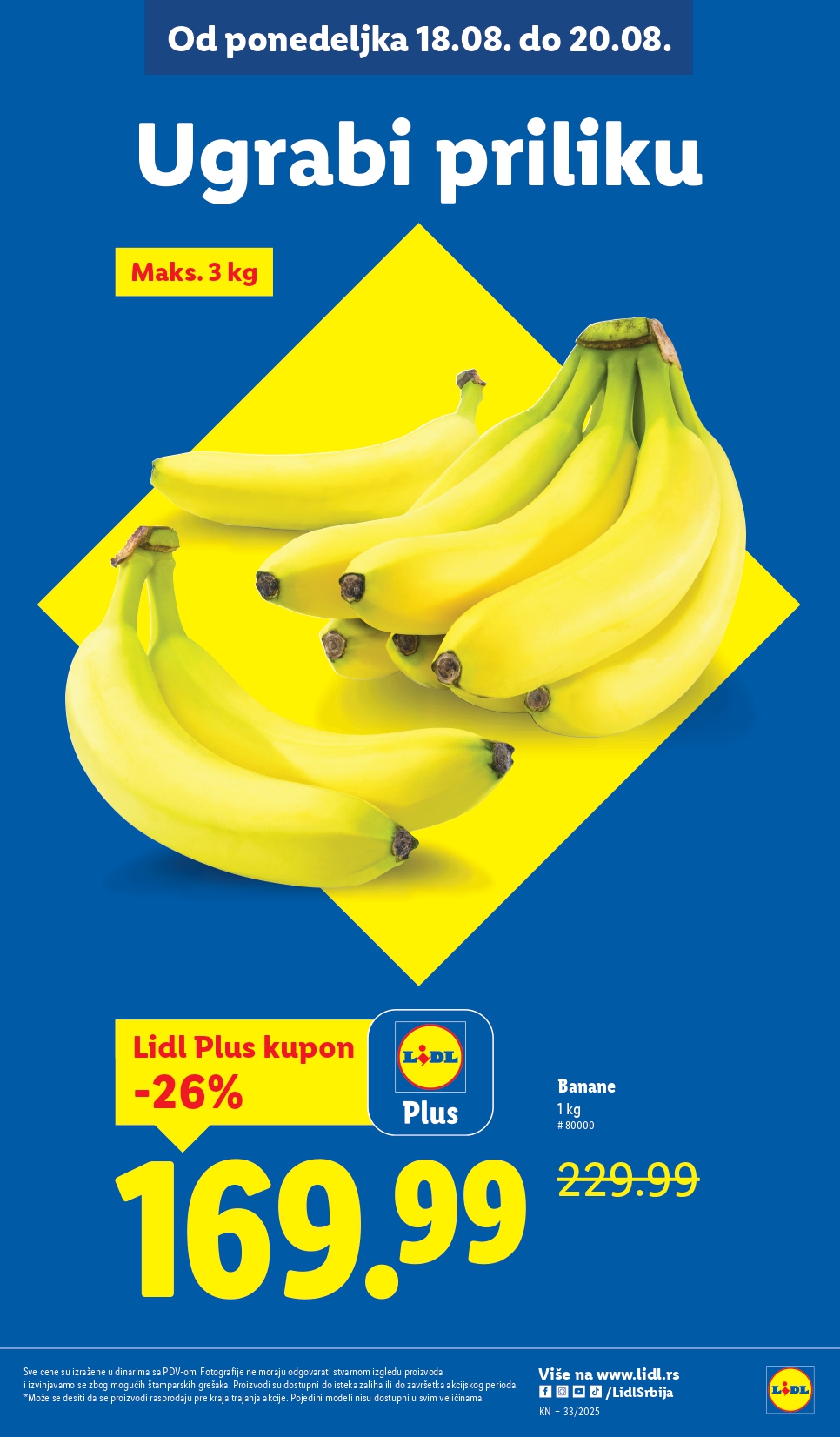 Lidl katalog PREHRANA 14-20.8.2025.