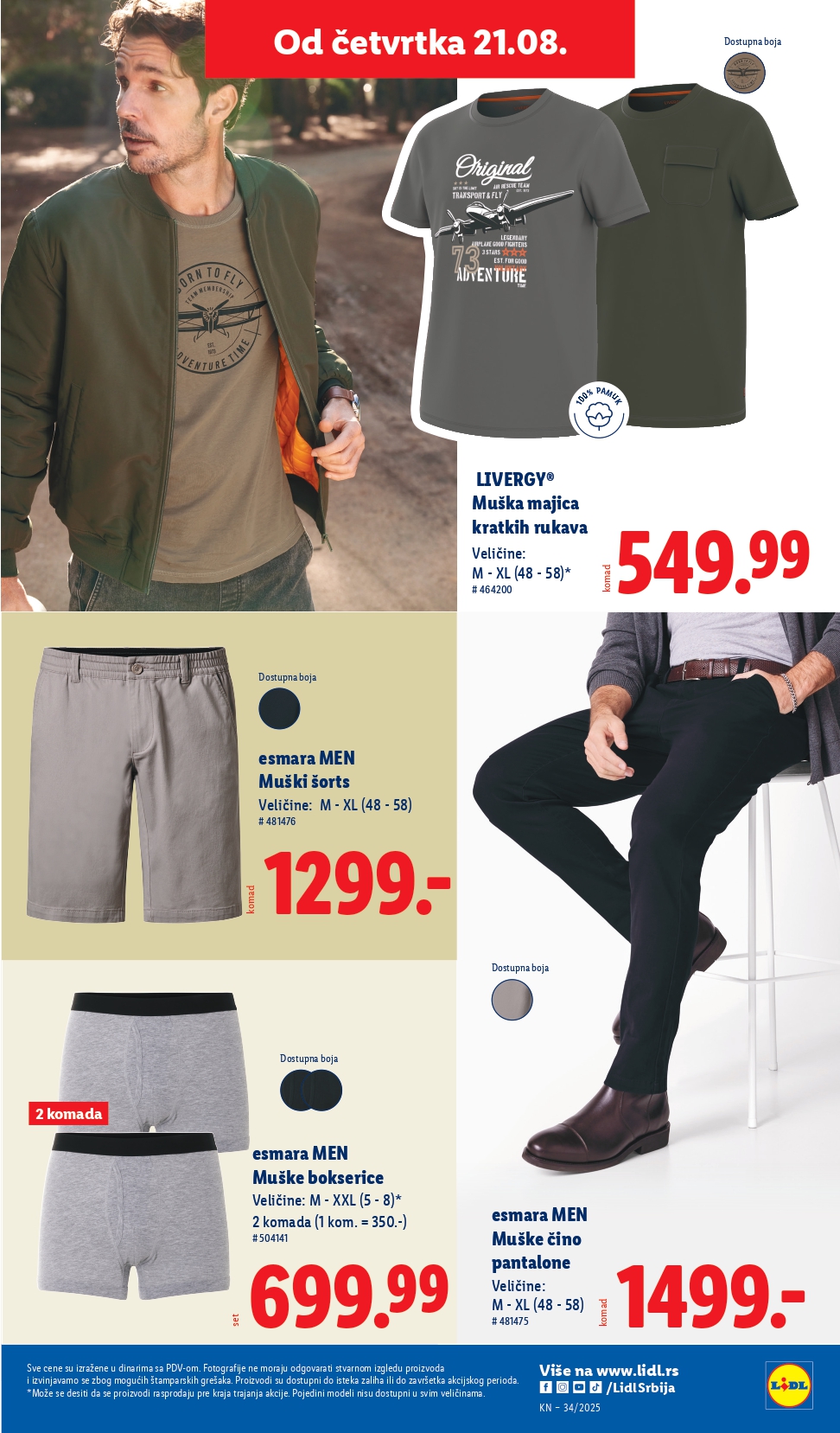Lidl katalog NEPREHRANA 21-27.8.2025.
