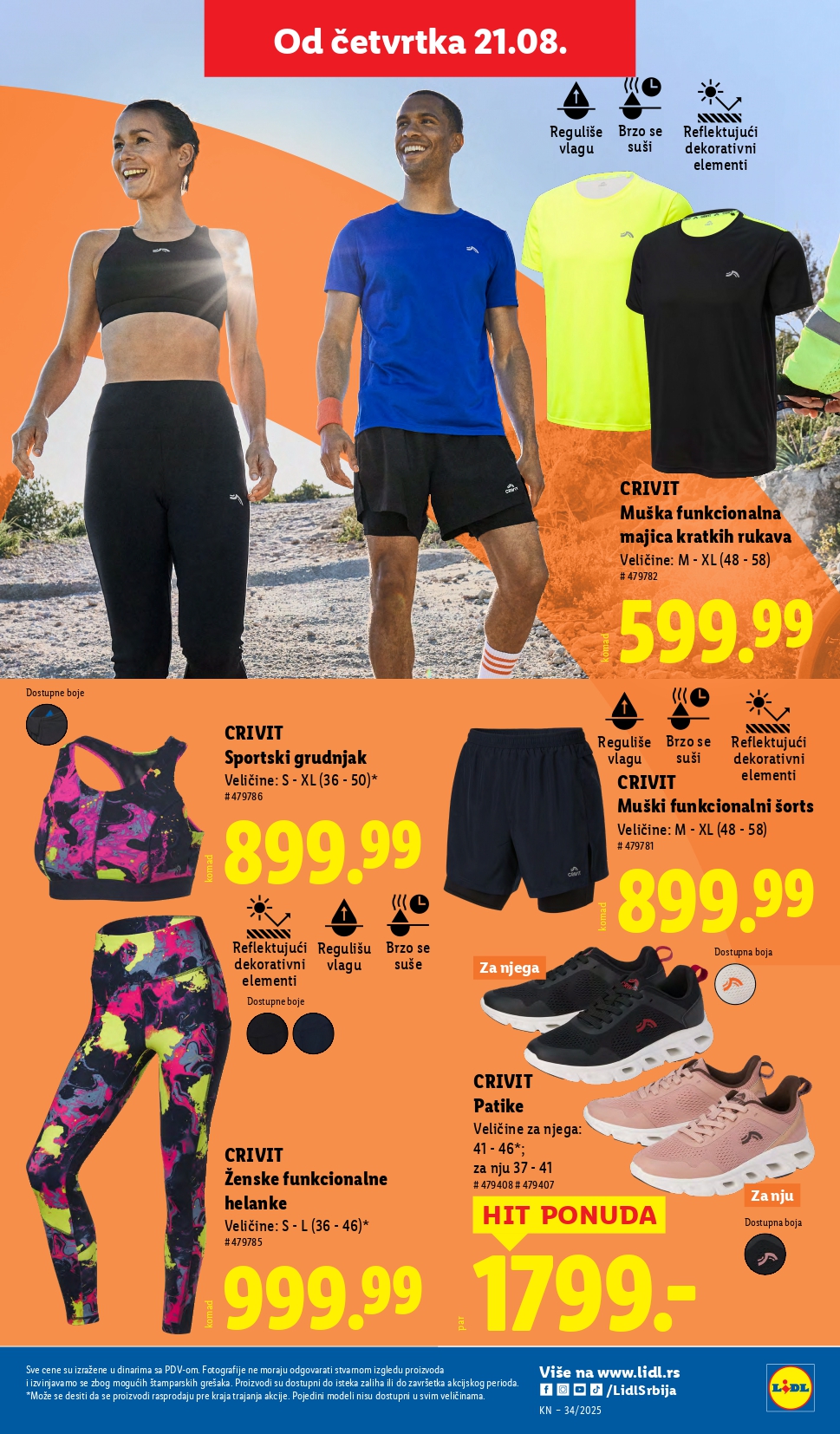 Lidl katalog NEPREHRANA 21-27.8.2025.