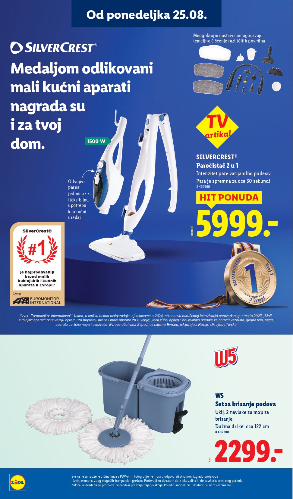 Lidl katalog NEPREHRANA 21-27.8.2025.