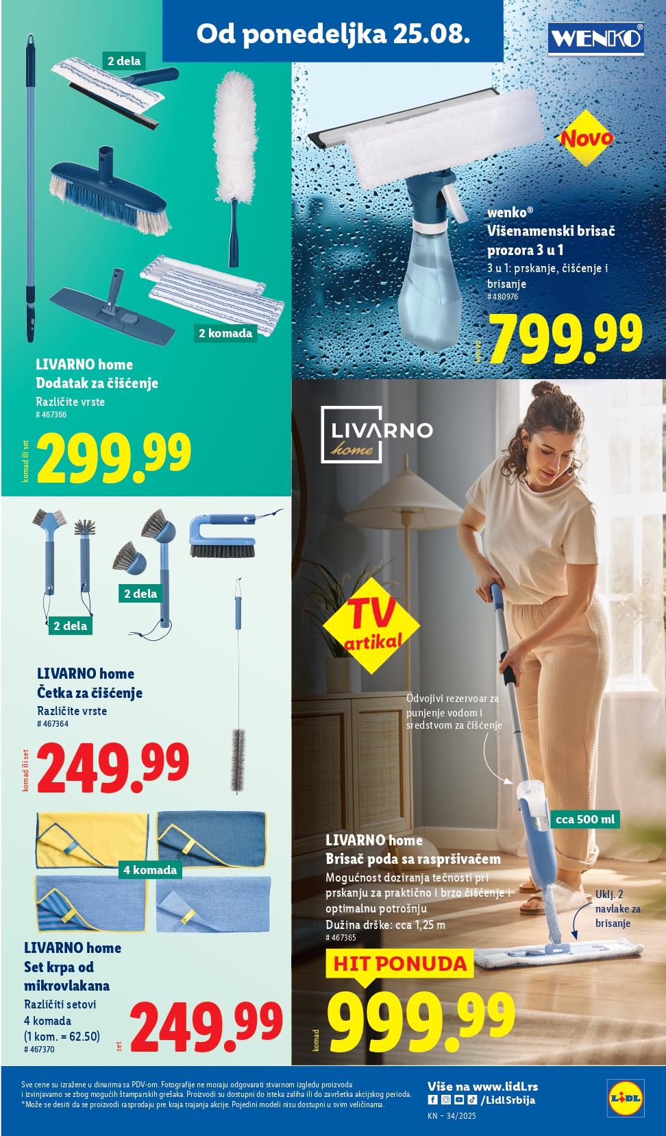 Lidl katalog NEPREHRANA 21-27.8.2025.