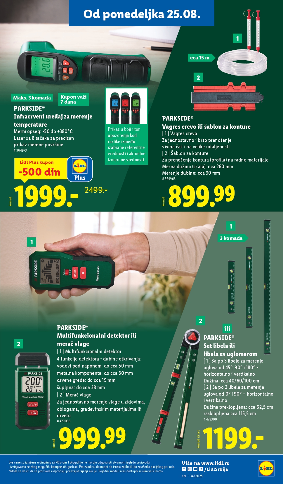 Lidl katalog NEPREHRANA 21-27.8.2025.