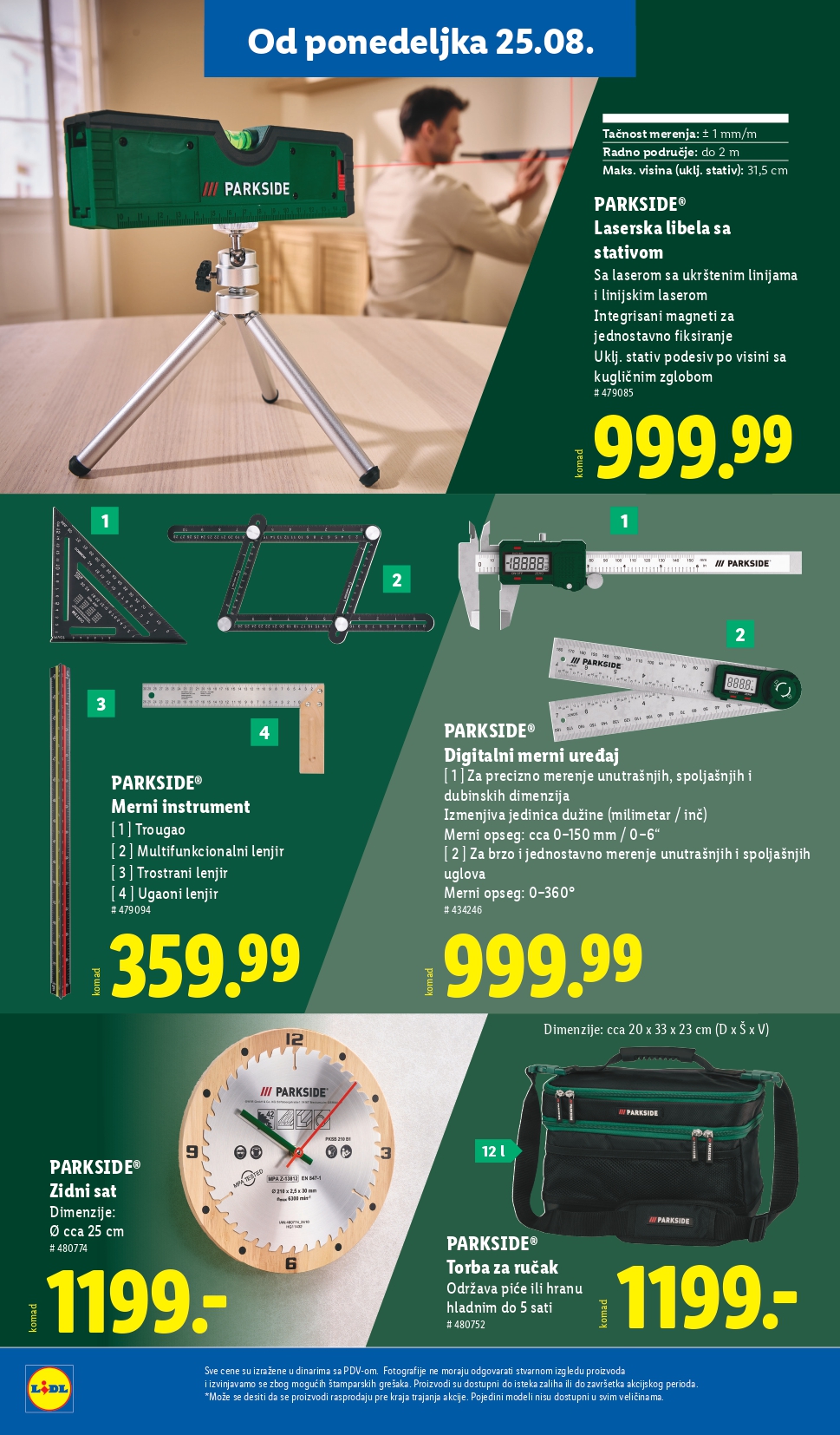 Lidl katalog NEPREHRANA 21-27.8.2025.