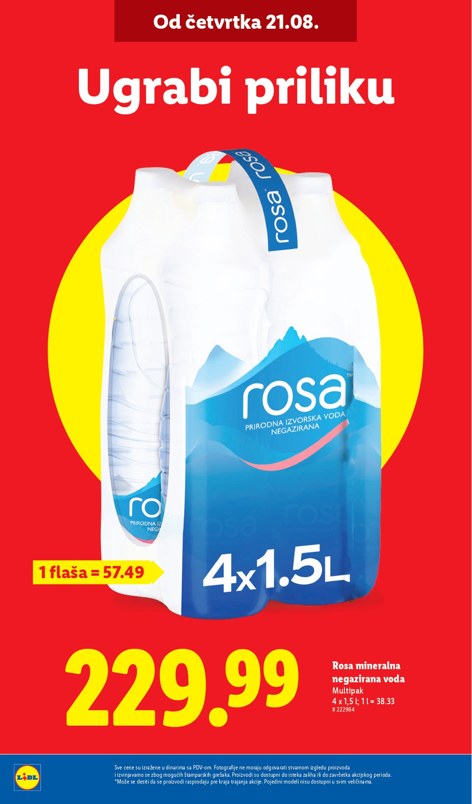 Lidl katalog PREHRANA 21-27.8.2025.