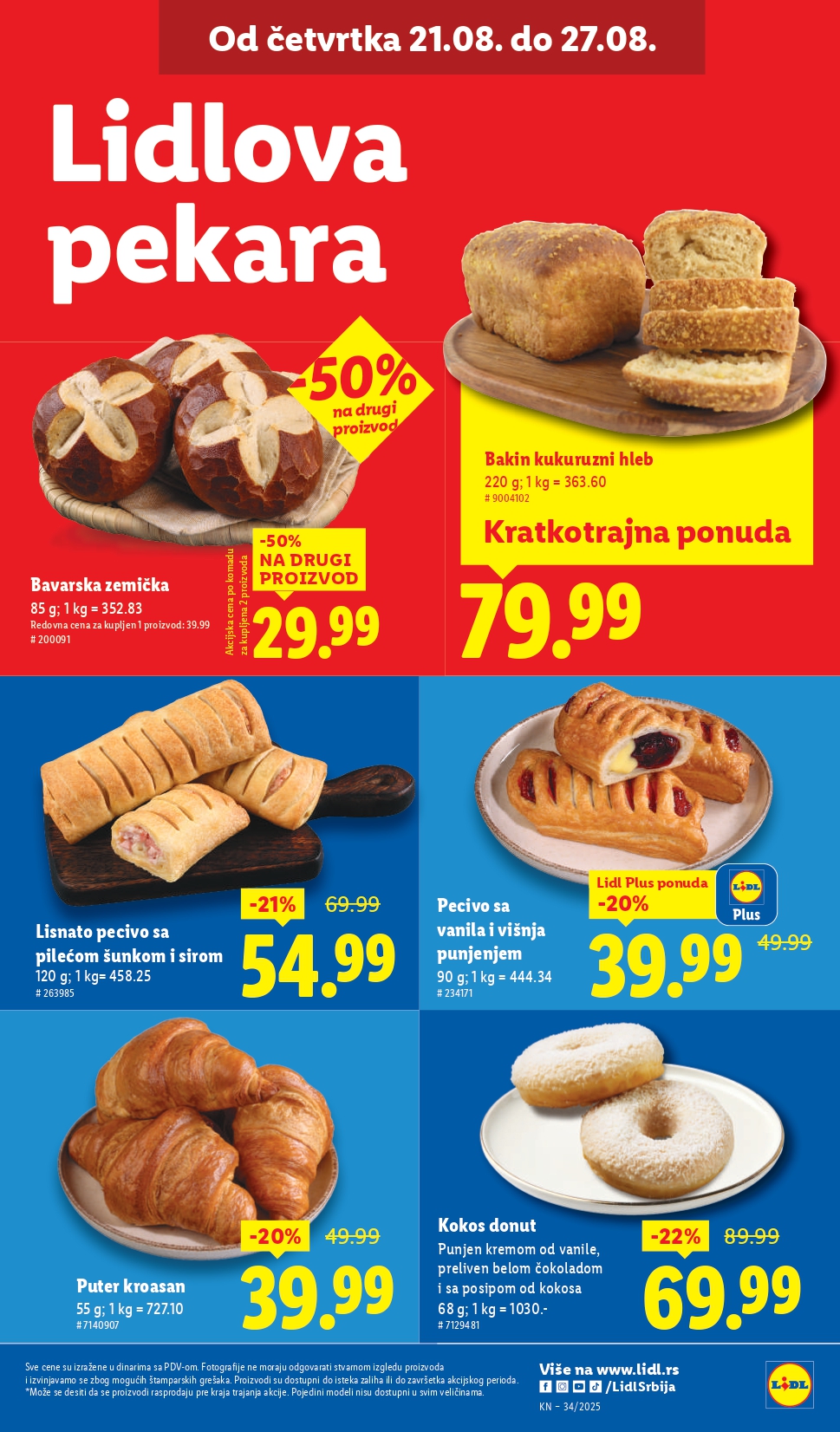 Lidl katalog PREHRANA 21-27.8.2025.