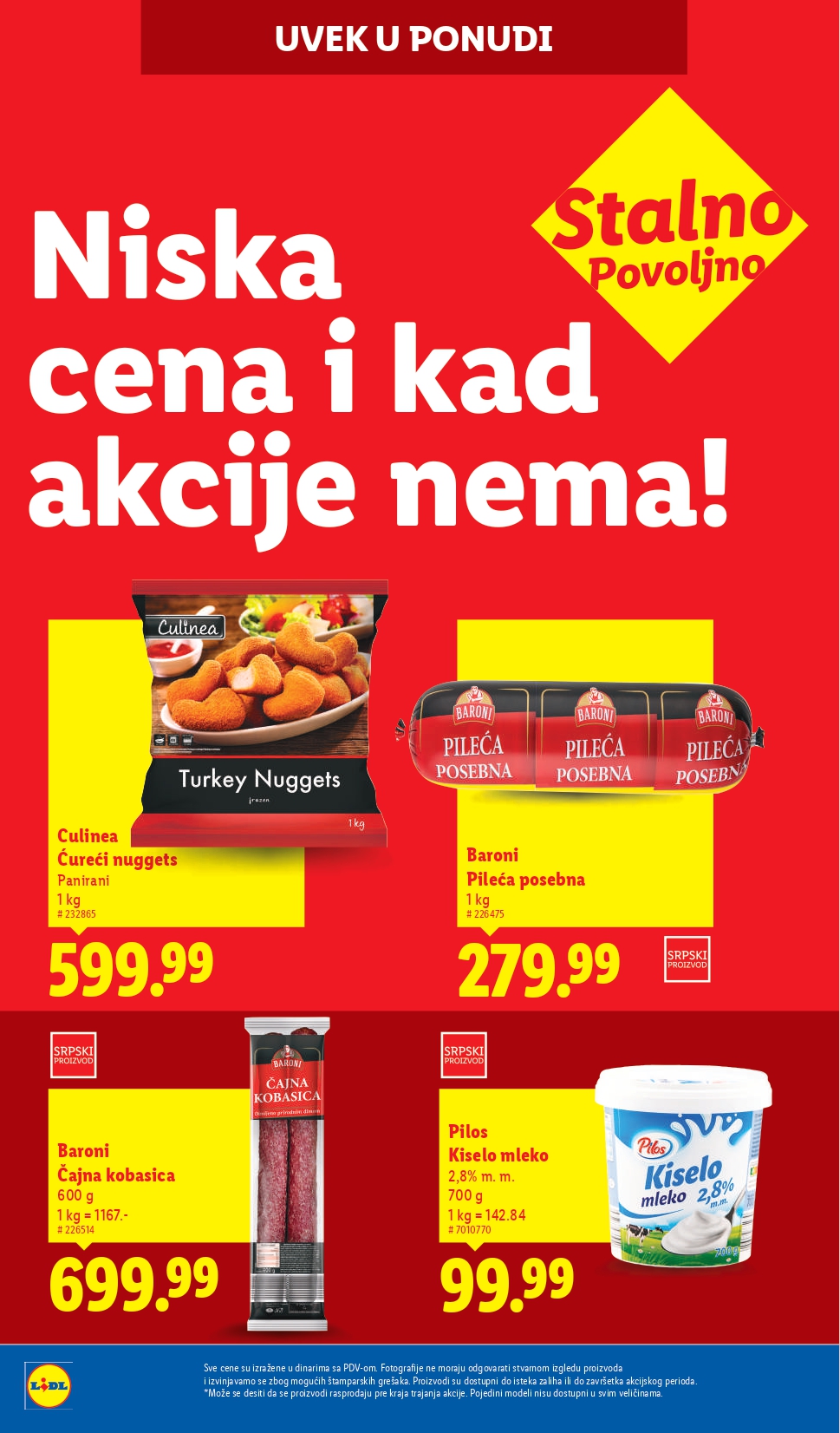 Lidl katalog PREHRANA 21-27.8.2025.