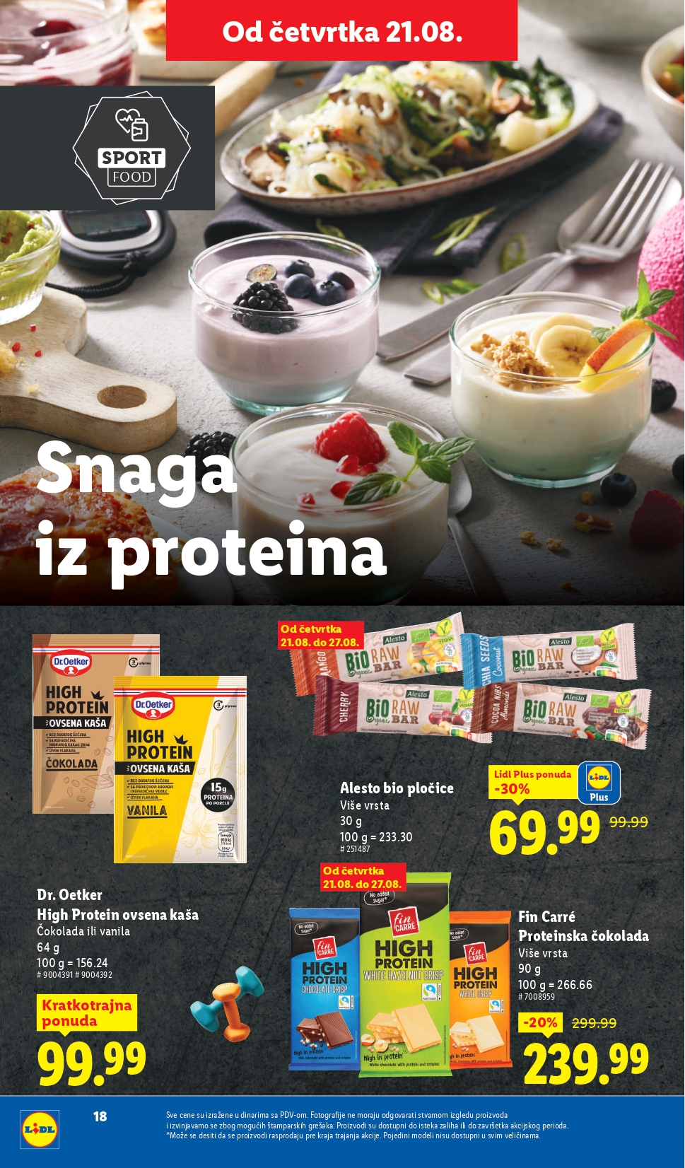 Lidl katalog PREHRANA 21-27.8.2025.