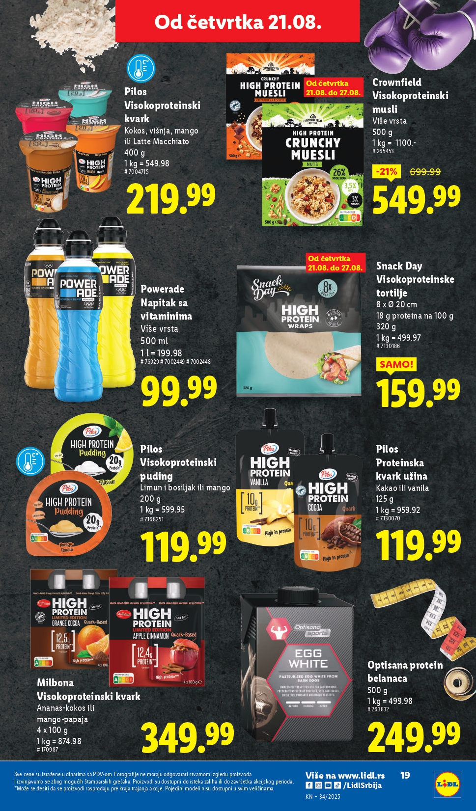 Lidl katalog PREHRANA 21-27.8.2025.
