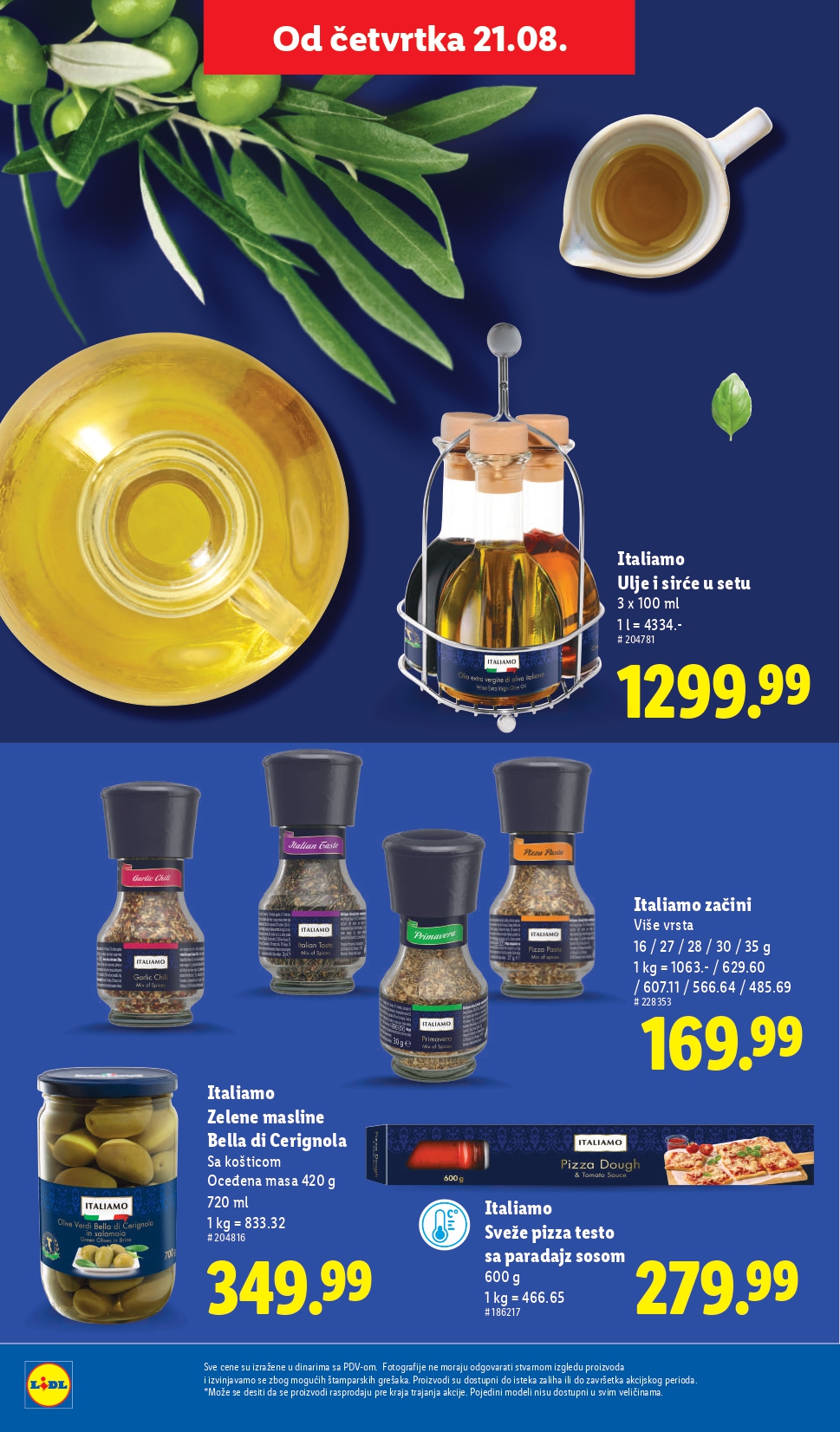 Lidl katalog PREHRANA 21-27.8.2025.
