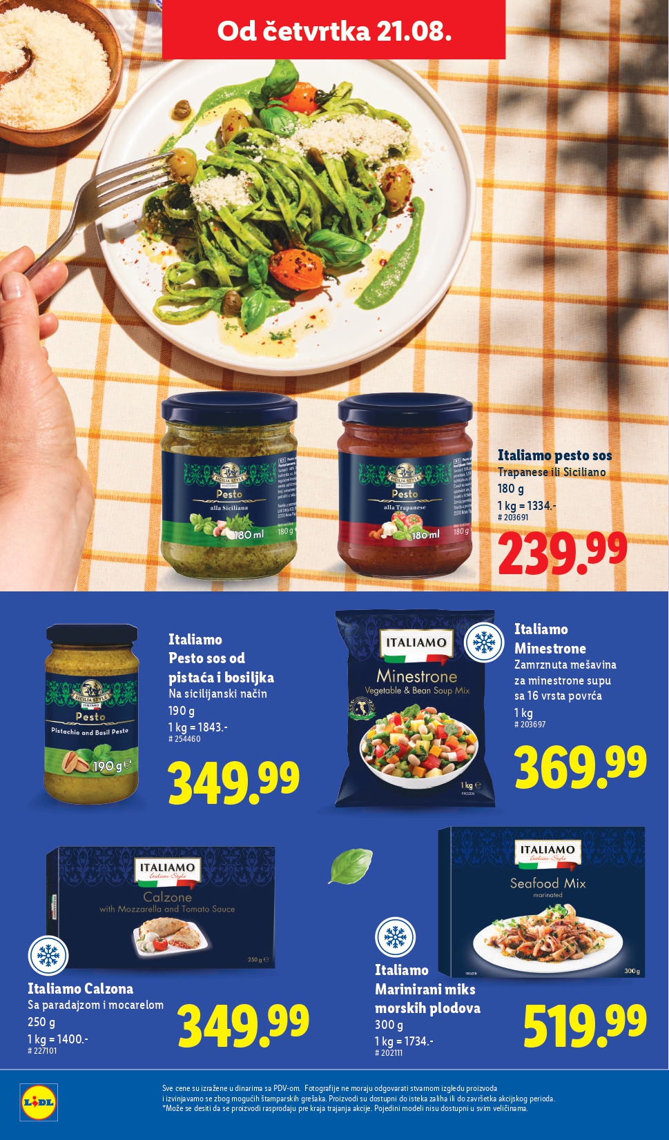 Lidl katalog PREHRANA 21-27.8.2025.