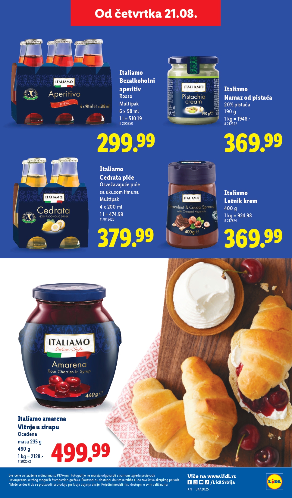 Lidl katalog PREHRANA 21-27.8.2025.