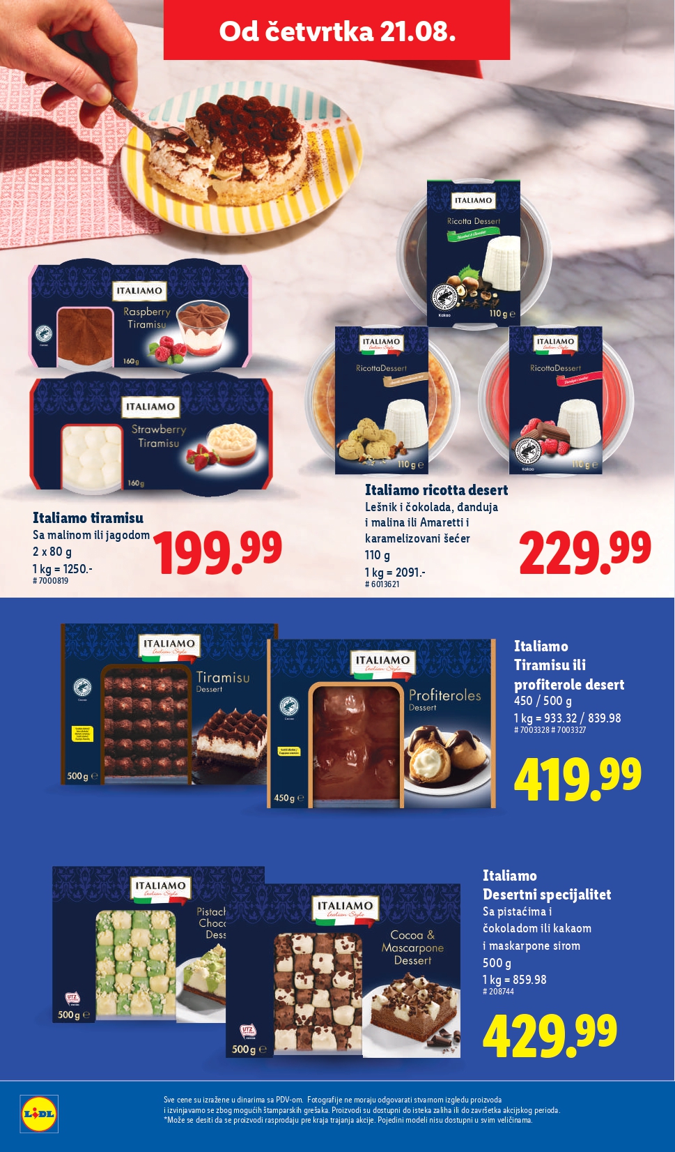 Lidl katalog PREHRANA 21-27.8.2025.
