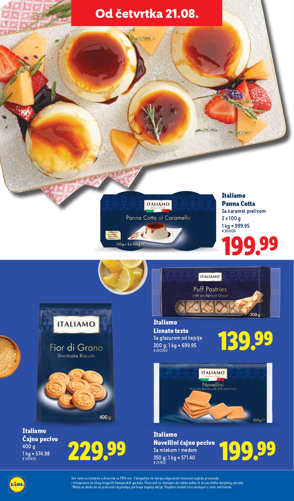 Lidl katalog PREHRANA 21-27.8.2025.