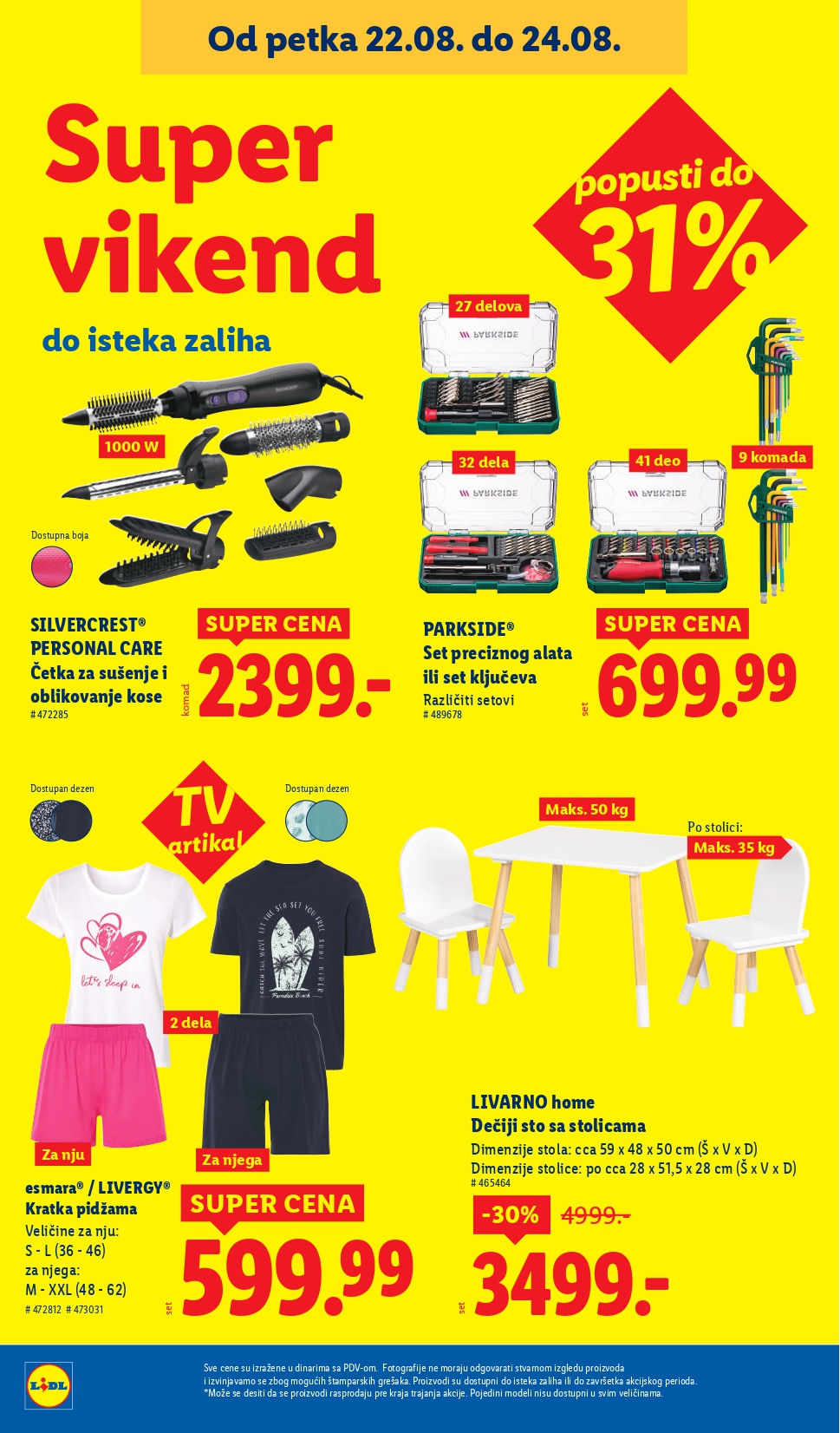 Lidl katalog PREHRANA 21-27.8.2025.