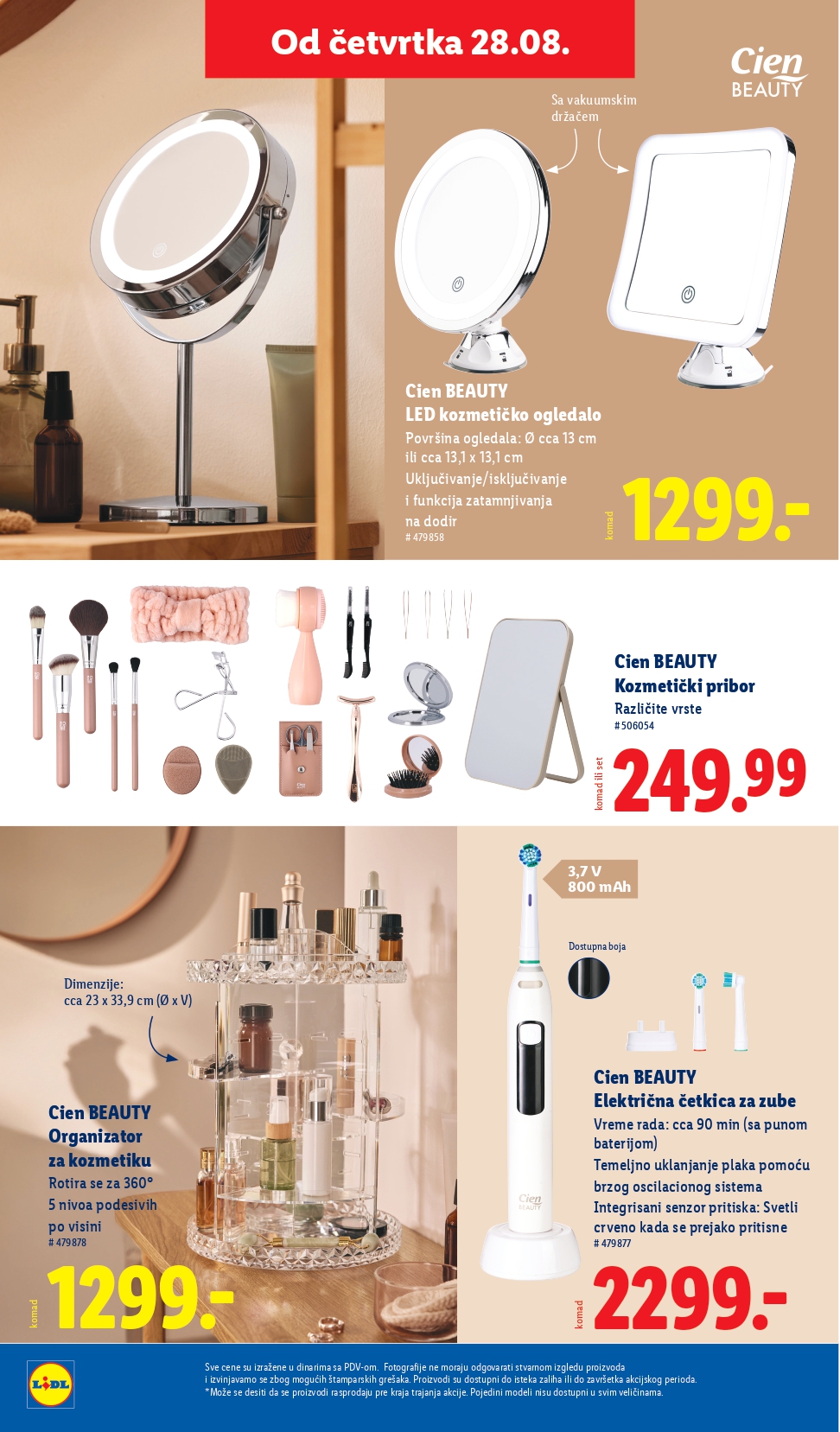 Lidl katalog NEPREHRANA 28.8-3.9.2025.