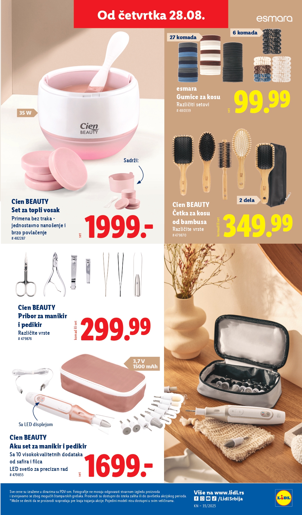 Lidl katalog NEPREHRANA 28.8-3.9.2025.