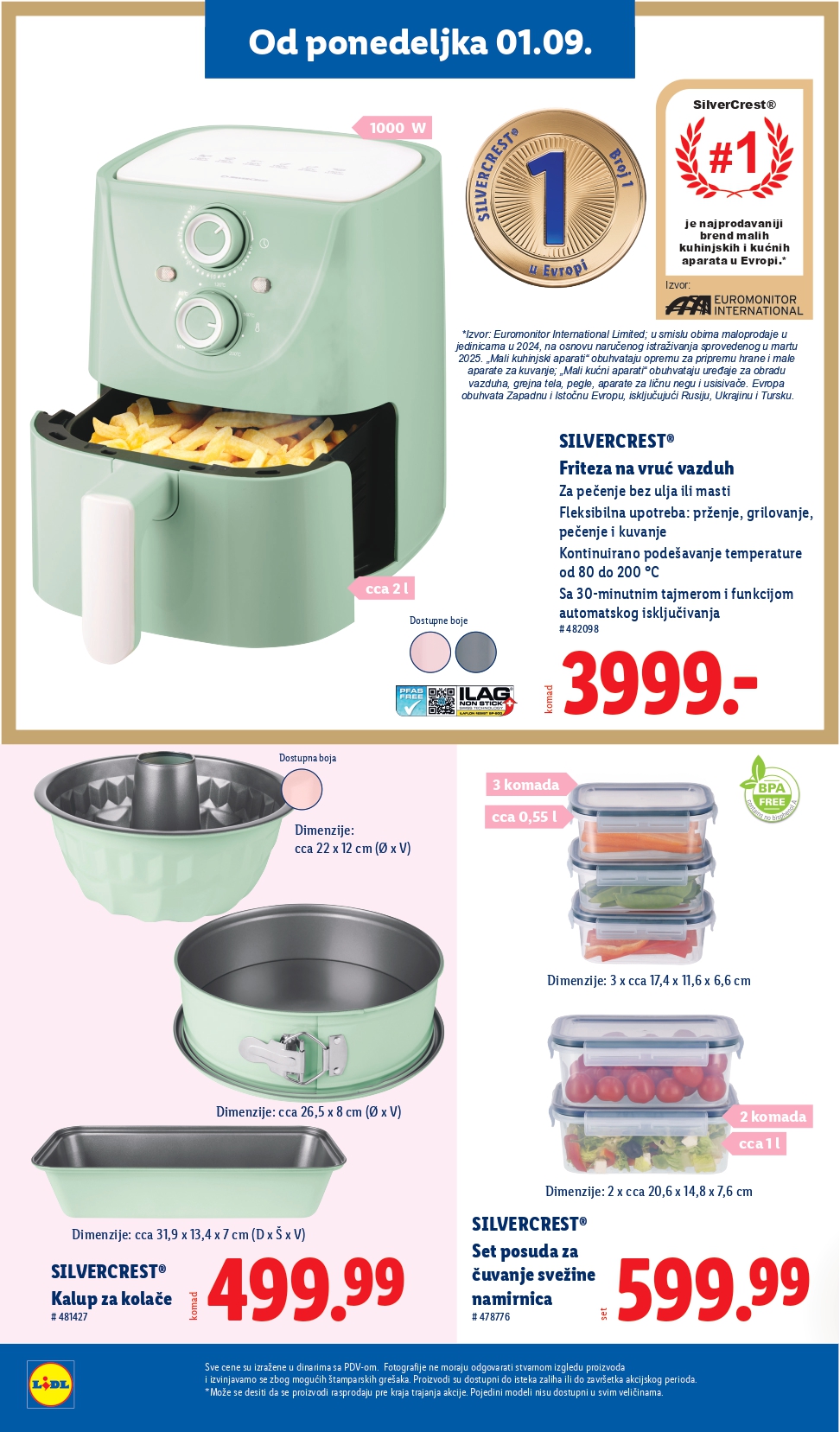 Lidl katalog NEPREHRANA 28.8-3.9.2025.