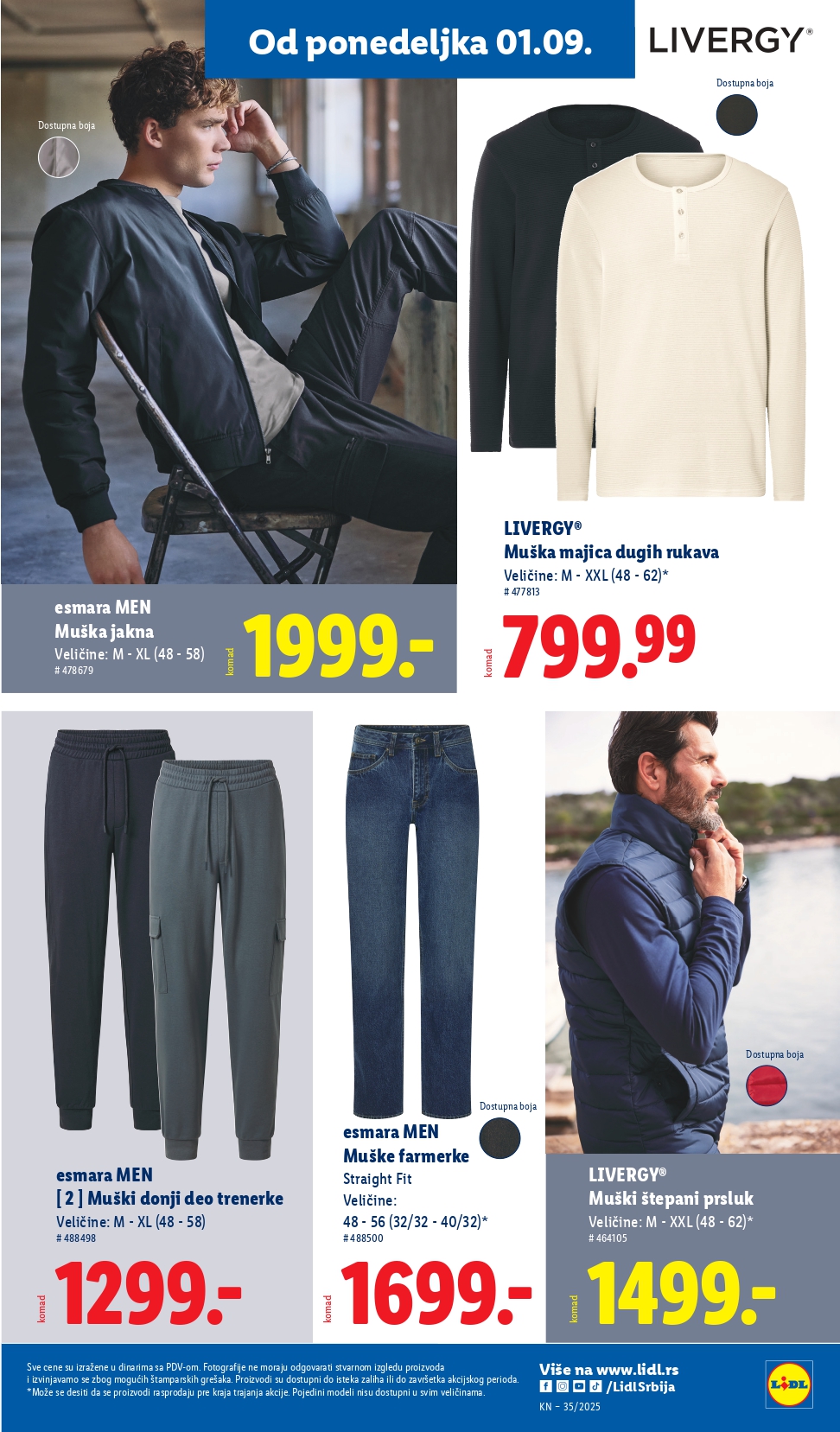 Lidl katalog NEPREHRANA 28.8-3.9.2025.
