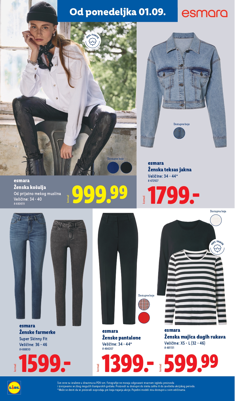 Lidl katalog NEPREHRANA 28.8-3.9.2025.