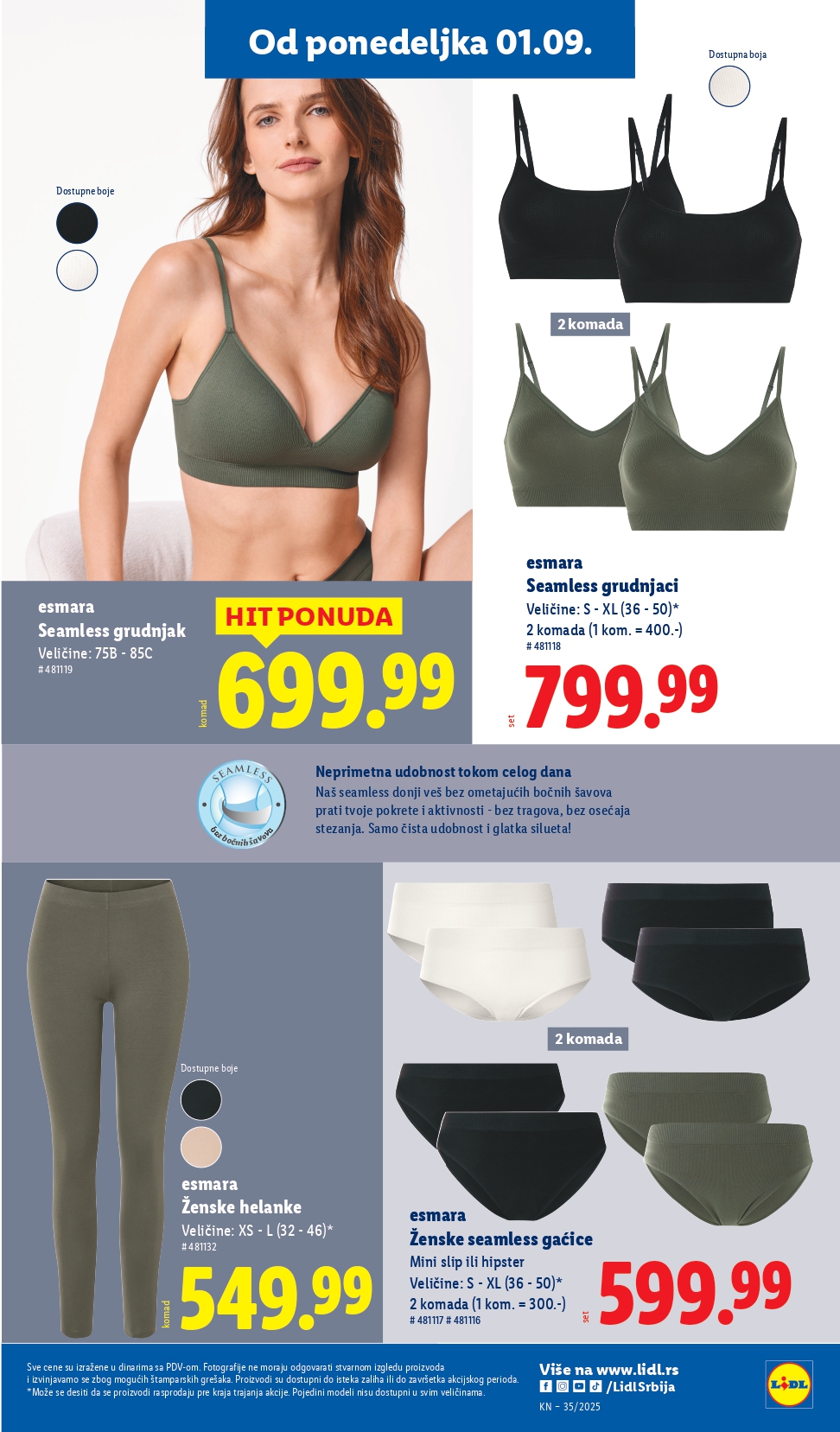 Lidl katalog NEPREHRANA 28.8-3.9.2025.