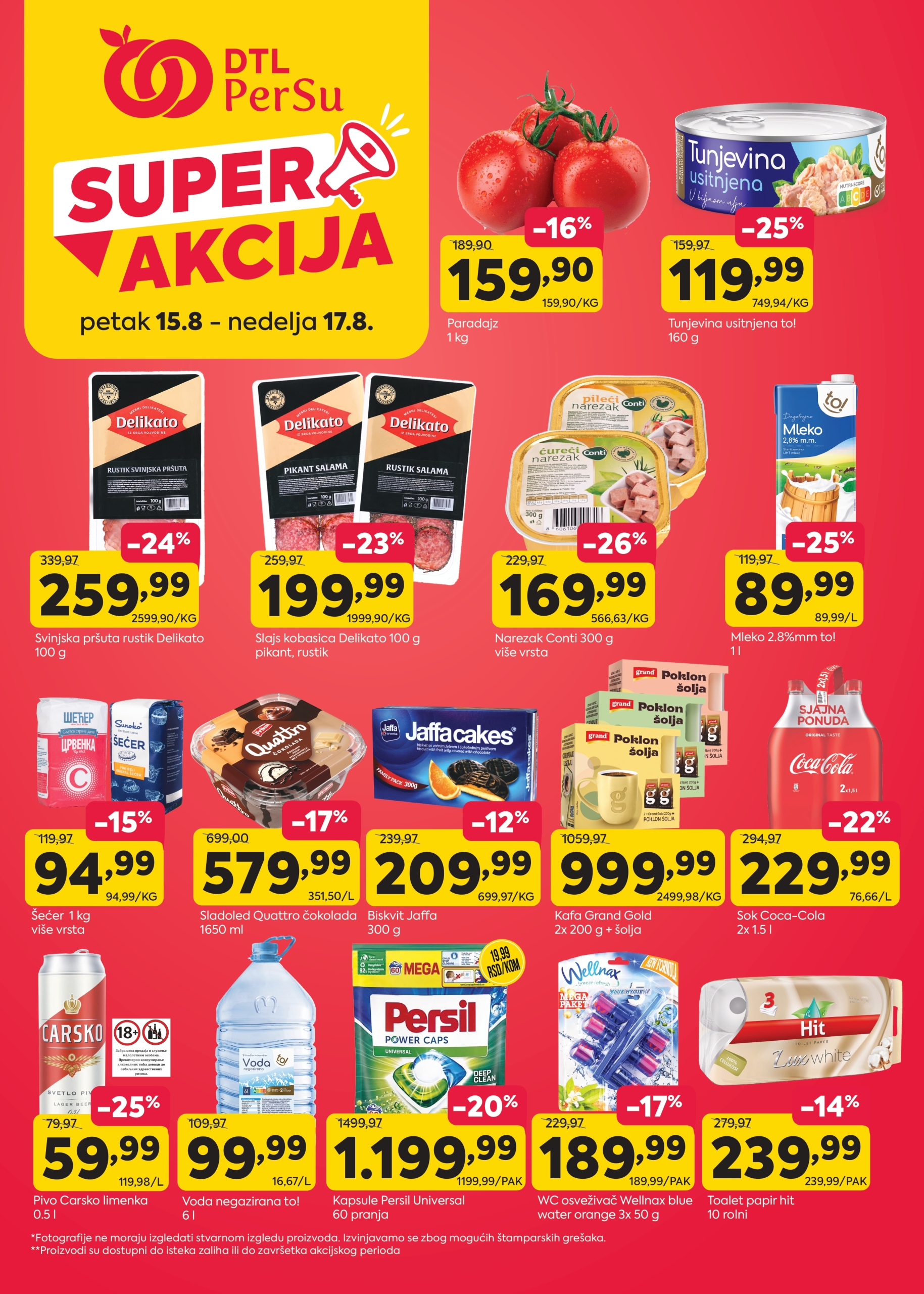 DTL PerSu VIKEND AKCIJA 15-17.8.2025.