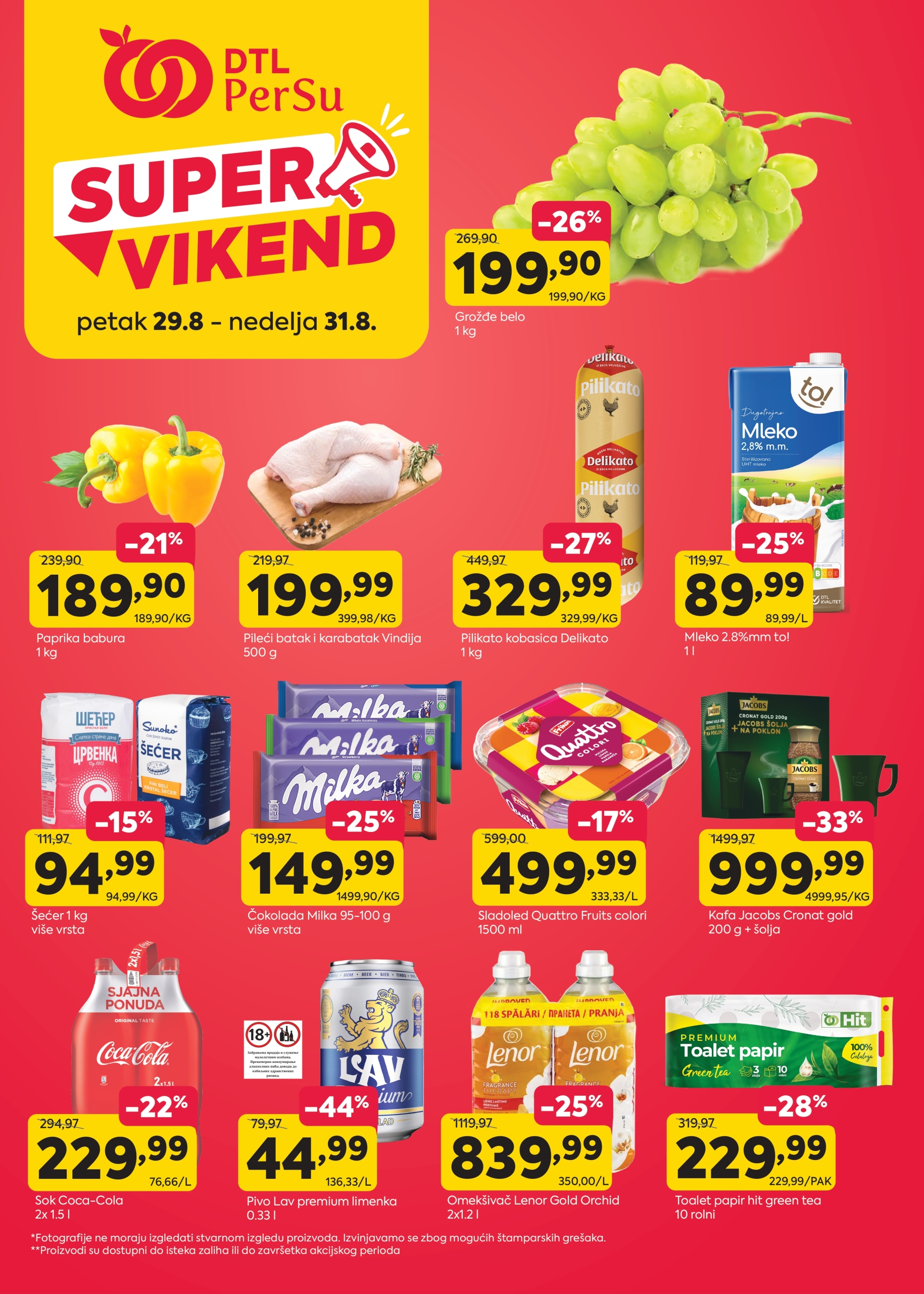 DTL PerSu VIKEND AKCIJA 29-31.8.2025.