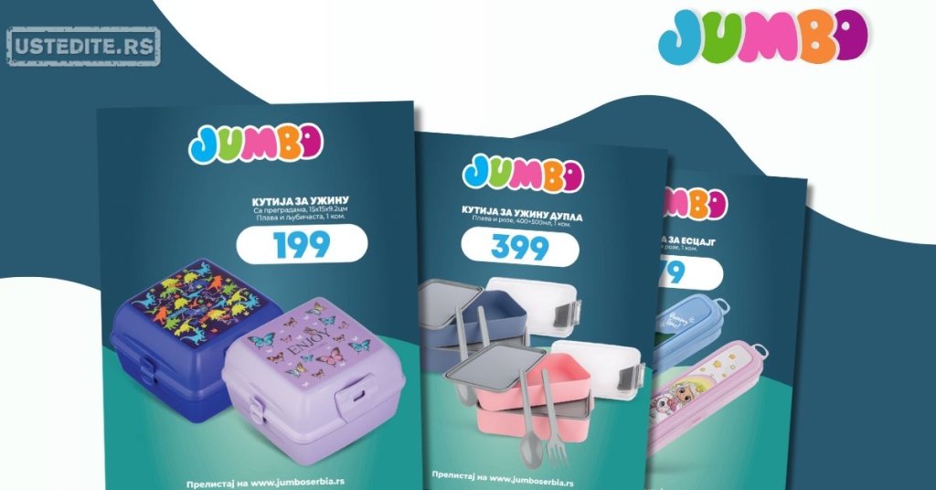Jumbo SVE ZA UŽINU – akcija do 7.9.2025.