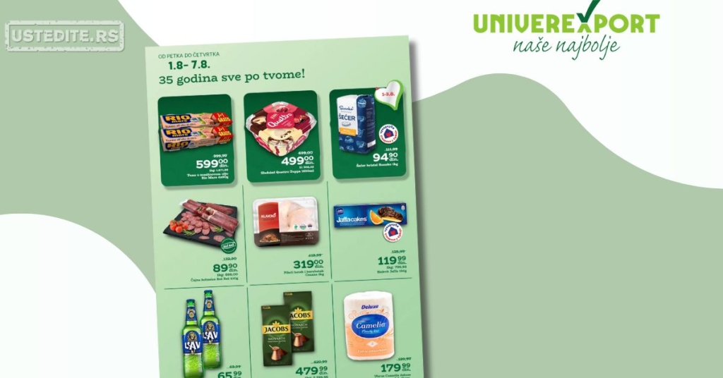 Univerexport katalog 1-7.8.2025.