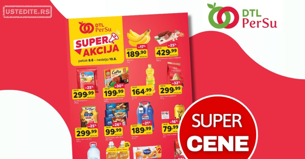 DTL PerSu VIKEND AKCIJA 8-10.8.2025.