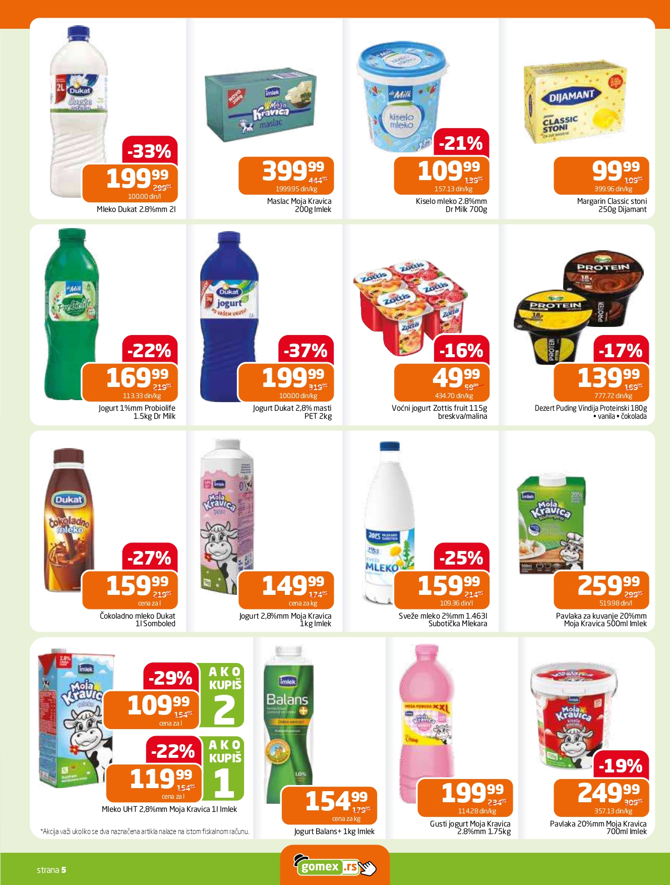 Gomex katalog AKCIJE IZ ŠEŠIRA 13-26.8.2025.