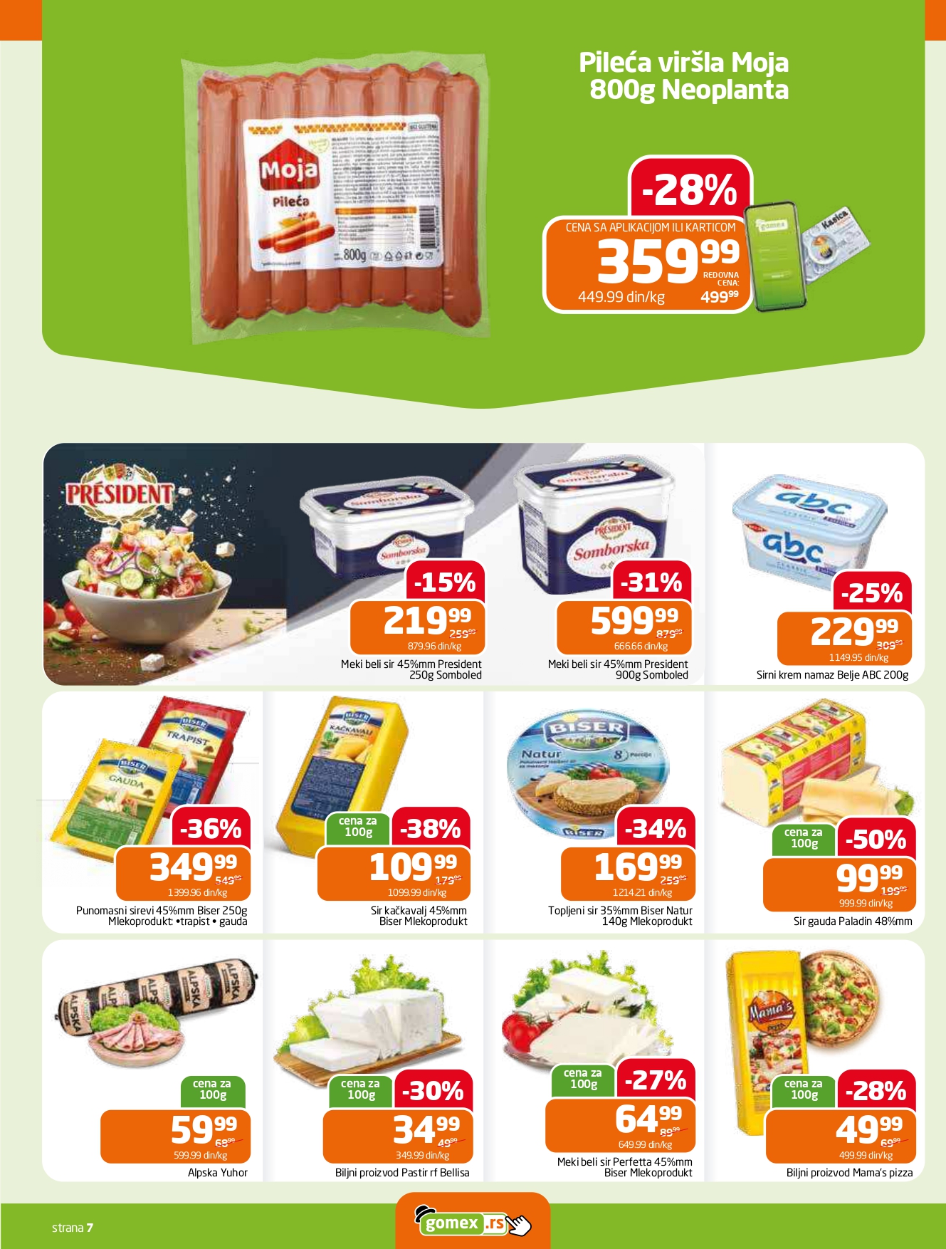 Gomex katalog AKCIJE IZ ŠEŠIRA 13-26.8.2025.