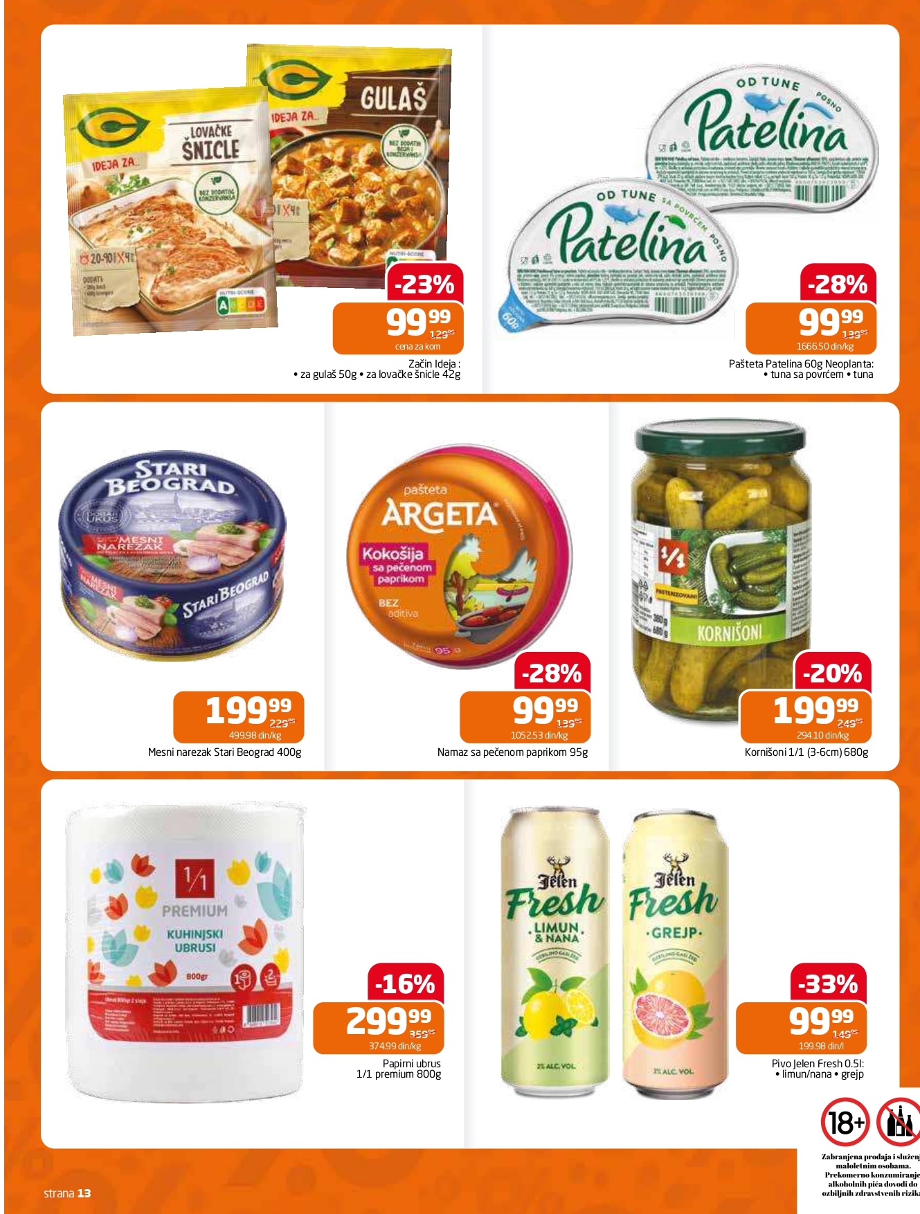 Gomex katalog AKCIJE IZ ŠEŠIRA 27.8-9.9.2025.