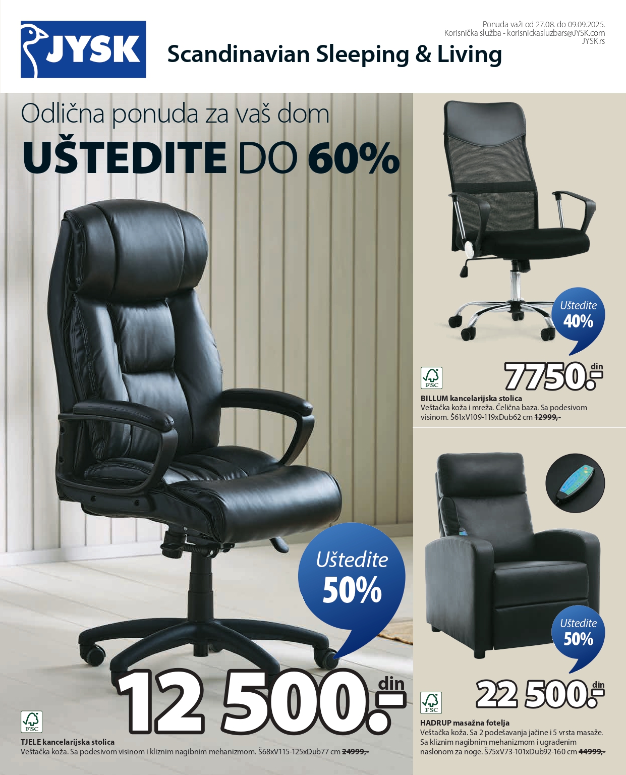 Jysk katalog 27.8-9.9.2025.