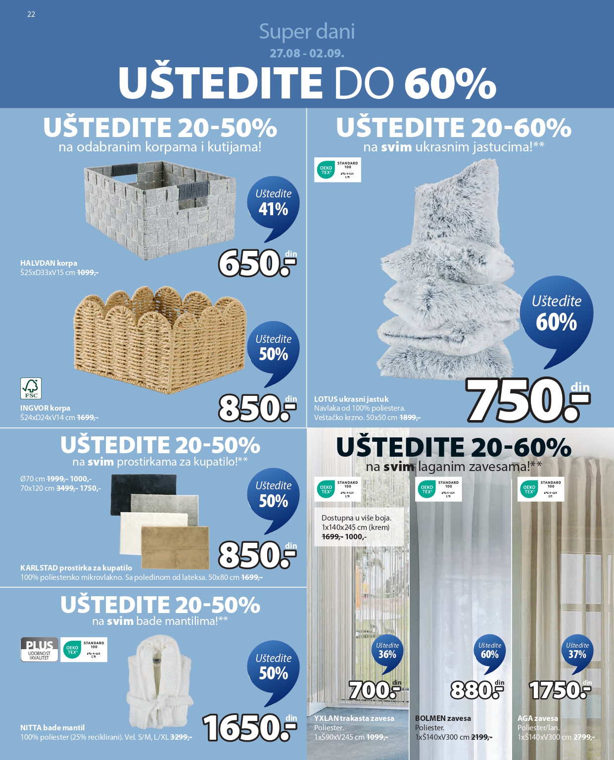 Jysk katalog 27.8-9.9.2025.