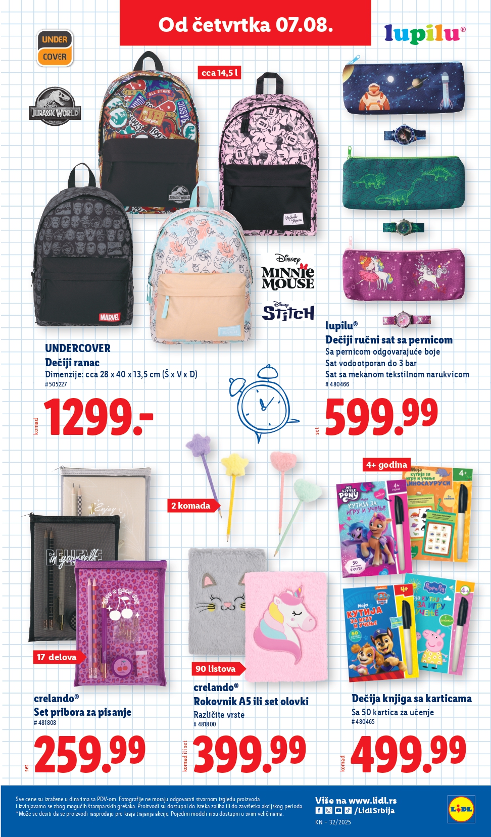 Lidl katalog PREHRANA 7-13.8.2025.