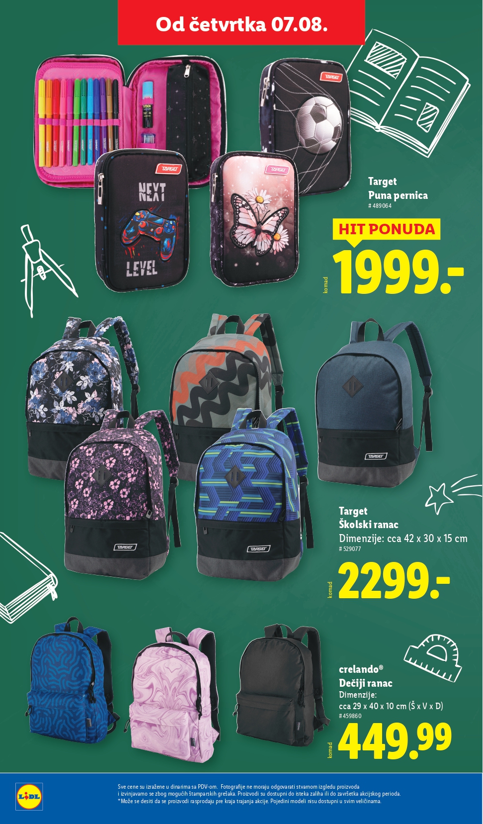 Lidl katalog PREHRANA 7-13.8.2025.