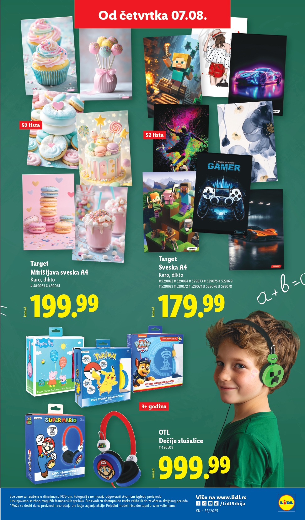 Lidl katalog PREHRANA 7-13.8.2025.